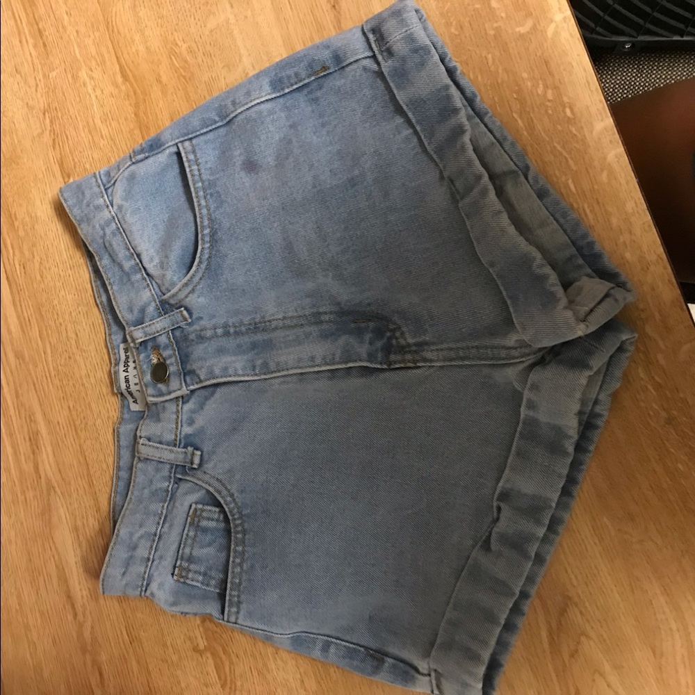 American Apparel high waisted shorts